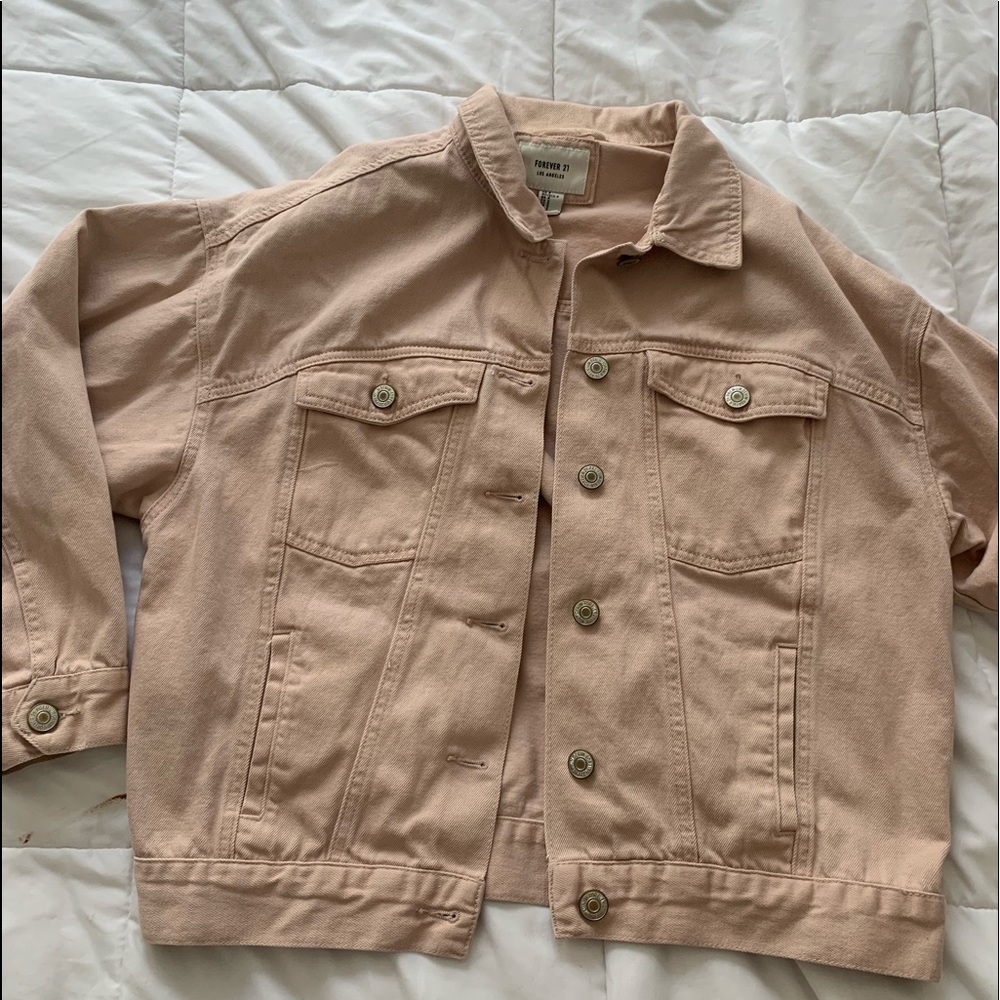Pink Denim Jacket - Picture 2 of 3